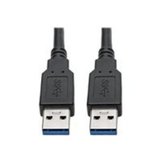 EATON TRIPPLITE USB 3.0 SuperSpeed A/A Cable for Tripp Lite USB 3.0 All-in-One Keystone/Panel Mount Couplers M/M Black 6ft. 1,83m