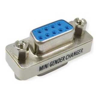 VALUE Mini Gender Changer 9pol. Buchse-Buchse