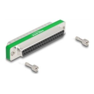 DELOCK HF/EMI Entstörfilter D-Sub 37 Pin Stecker zu Buchse mit Tiefpass kapazitiv