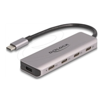 DELOCK USB 5 Gbps 4 Port USB Type-C Hub mit USB Type-C Anschluss