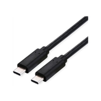 ROLINE USB4 Gen3x2 Kabel C-C ST/ST 40Gbit/s 240W schwarz 0,5m