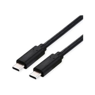 VALUE USB4 Gen3x2 Kabel C-C ST/ST 40Gbit/s 100W schwarz 0,5m