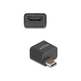 DELOCK Mini Adapter USB Type-C Stecker zu HDMI Buchse DP Alt Mode 4K