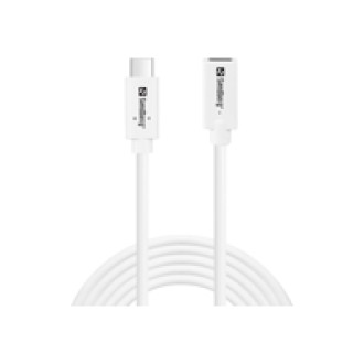 SANDBERG USB-C>C M-F USB 3.1 100W 2M
