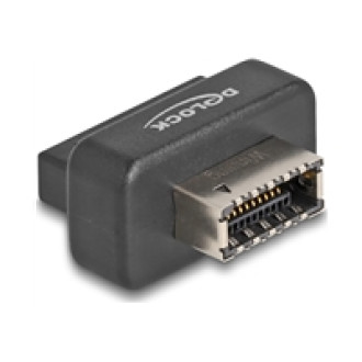 DELOCK USB 5 Gbps Adapter Pfostenbuchse zu intern Typ-E Key A Buchse mit Gehäuse