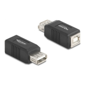 DELOCK USB 2.0 Adapter USB Typ-A Buchse zu USB Typ-B Buchse