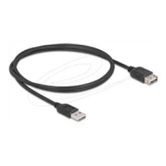DELOCK USB 2.0 Verlängerungskabel EASY USB Typ-A Stecker zu EASY USB Typ-A Buchse 1m