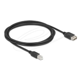 DELOCK USB 2.0 Kabel USB Typ-B Stecker zu EASY USB Typ-A Buchse 2m