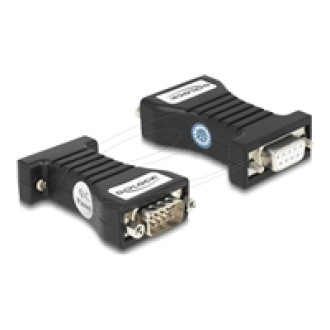 DELOCK Isolator RS-232 D-Sub 9 female to RS-232 D-Sub 9 male TXD RXD DTR DSR GNDgalvanic isolation 2,5kV