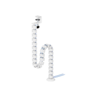 NEOMOUNTS Cable Spine Organizer for sit/stand desk frames clamp mounted white