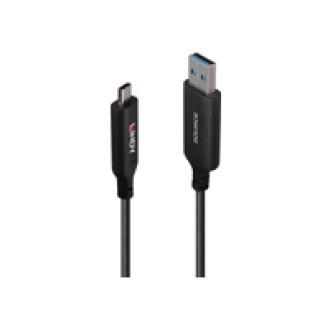 LINDY 10m USB 3.2 Gen 1 Typ A an C Hybridkabel