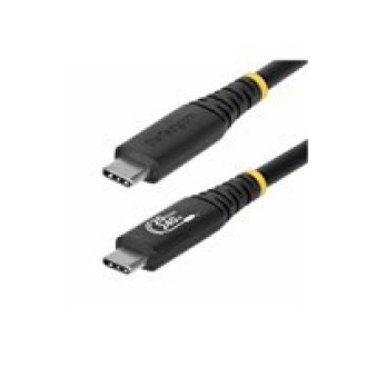 STARTECH.COM 2m USB4 Kabel 20Gbps USB-IF-zertifiziertes USB-C Kabel 240W PD EPR 4K 120Hz DP 2.1 TPE-Mantel Schwarz