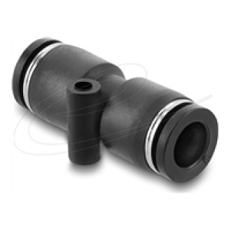 DELOCK Pneumatik Steckverbinder 8mm mit Befestigungsloch gerade