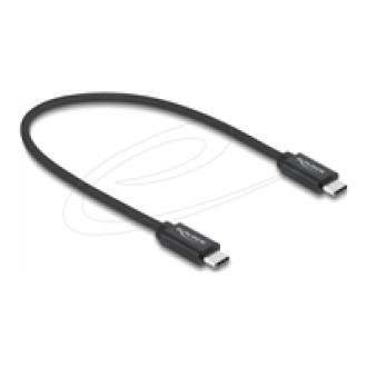 DELOCK Koaxiales USB 40 Gbps Kabel USB PD 3.1 240 W 0,5m