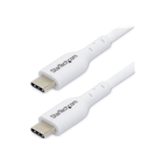 STARTECH.COM 1m USB-C Ladekabel 2er-Pack 60W 3A fur MacBook Air Laptop iPhone 15-17 iPad Air Pro Mini Samsung Galaxy Weiss