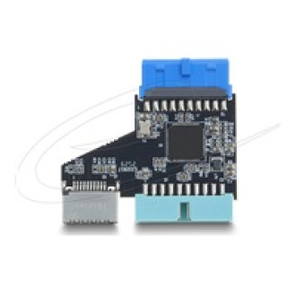 DELOCK USB 5 Gbps Hub 20 Pin Pfostenbuchse zu 1 x USB 5 Gbps 20 Pin Pfostenstecker und Type-E Key A Buchse