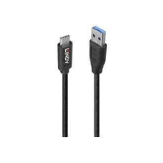 LINDY 1m USB 3.2 Type A to C Cable 10Gbit/s GRS