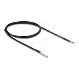 DELOCK Temperaturfuhler-Kabel mit 2 x offene Kabelenden DS18B20 1m
