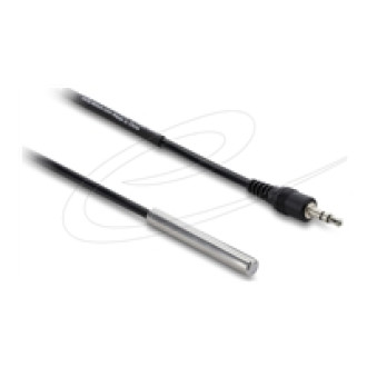 DELOCK Temperaturfuhler-Kabel mit 3,5mm 3 Pin Klinkenstecker DS18B20 1m
