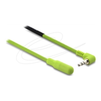DELOCK Temperaturfuhler-Kabel mit 3,5mm 3 Pin Klinkenstecker 90 gewinkelt DS18B20 1m