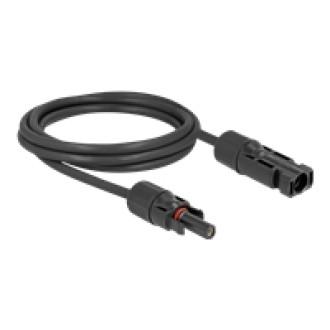 DELOCK DL4 Solar Kabel 4mm Stecker zu Buchse 2m schwarz