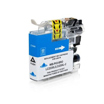 Conjunto compuesto por Tinta (alternativo) compatible a Brother LC225XLY amarillo, LC225XLM magenta, LC225XLC cyan - Ahorre 6%