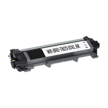 Cartucho de toner (alternativo) compatible a Brother TN2510XL negro