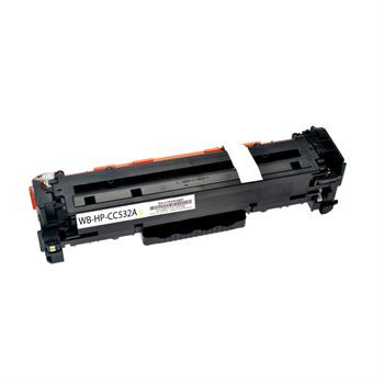 Cartucho de toner (alternativo) compatible a HP CC532A amarillo