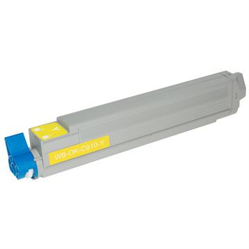 Cartucho de toner (alternativo) compatible a OKI 44036021 amarillo