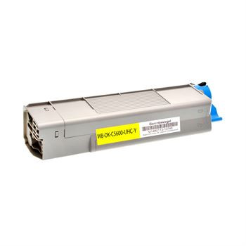 Cartucho de toner (alternativo) compatible a OKI 43381905 amarillo