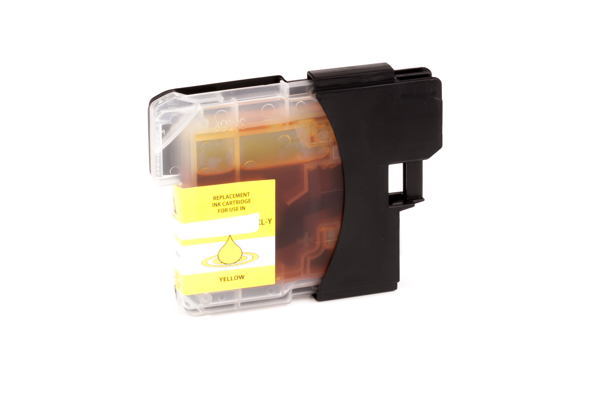 Tinta (alternativo) compatible a Brother  LC980  LC1100  amarillo