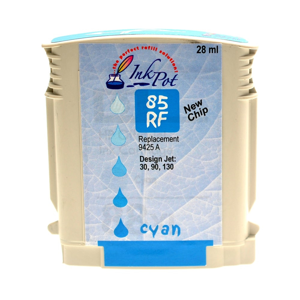 Bild fuer den Artikel IC-HPE85cy: Alternativ Tinte HP No. 85 C9425A in cyan