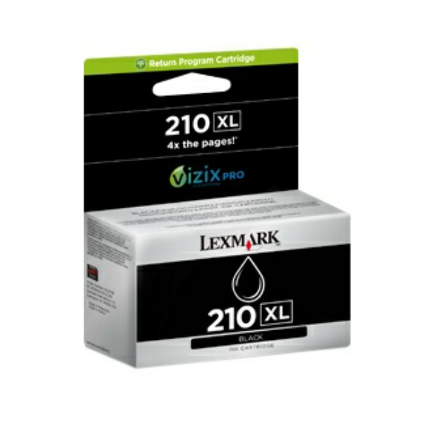 Original Cartucho con cabezal de impresión negro Lexmark 0014L0174E/210XL negro