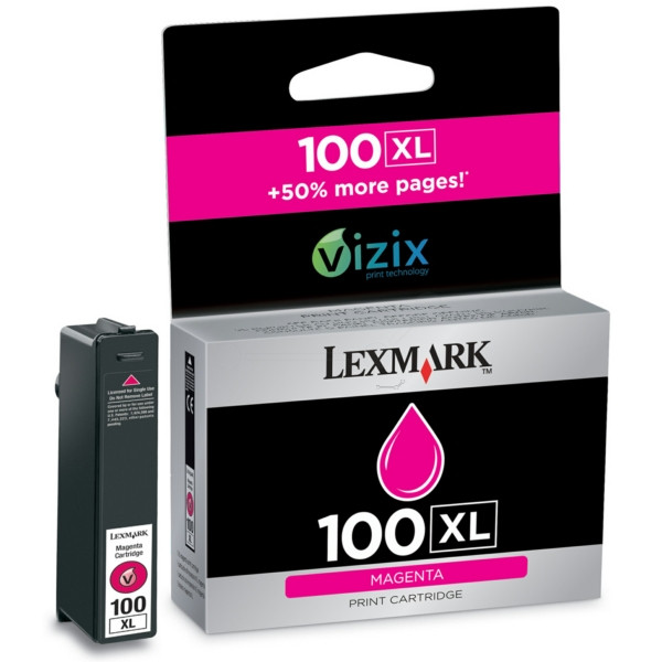 Original Cartucho de tinta magenta Lexmark 0014N1070E/100XL magenta