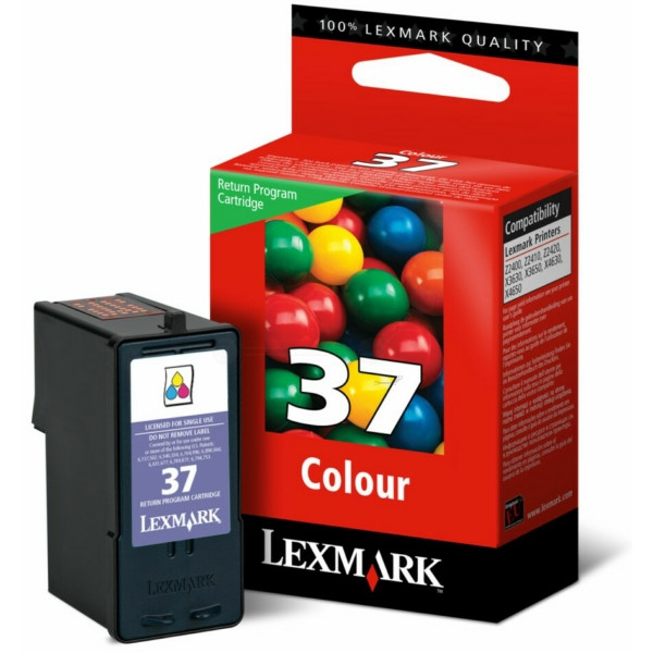 Original Cartucho con cabezal de impresión color Lexmark 0018C2140E/37 color