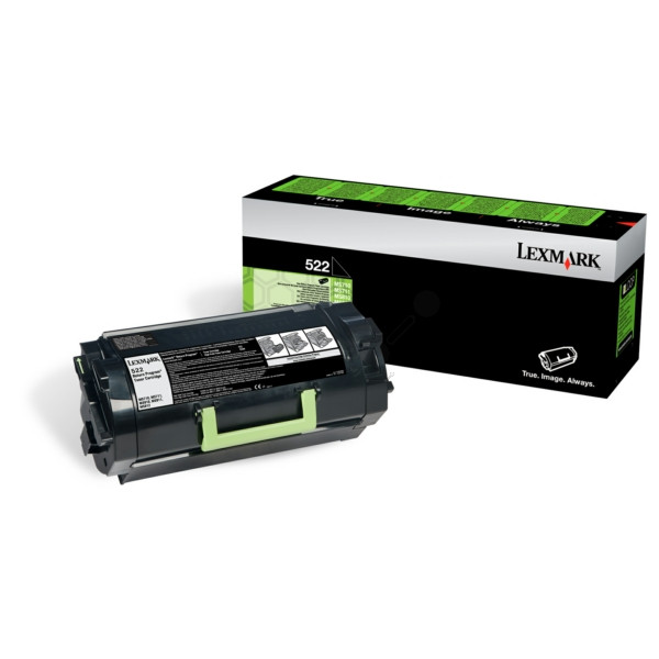 Original Tóner negro Lexmark 0052D2000/522 negro