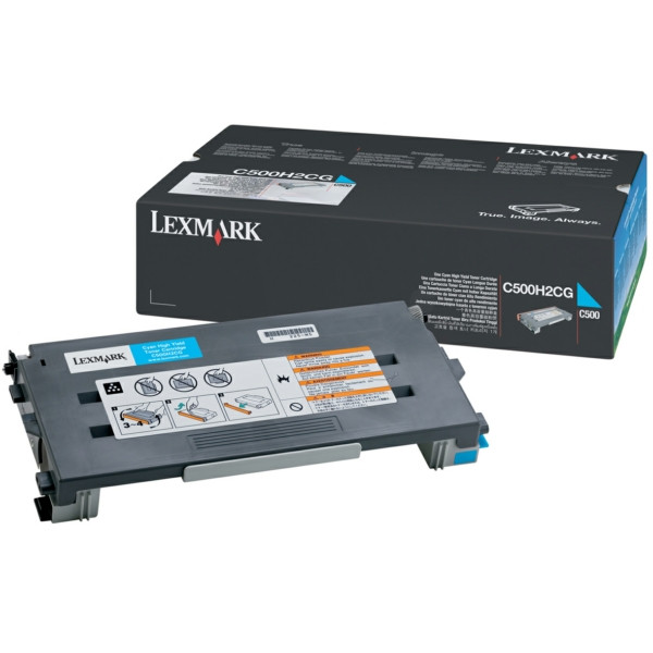 Original Tóner cian Lexmark 00C500H2CG cyan