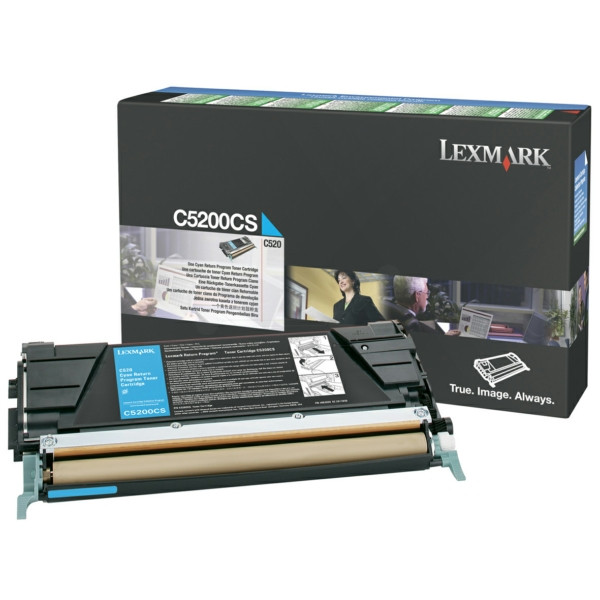 Original Tóner cian Lexmark 00C5200CS cyan