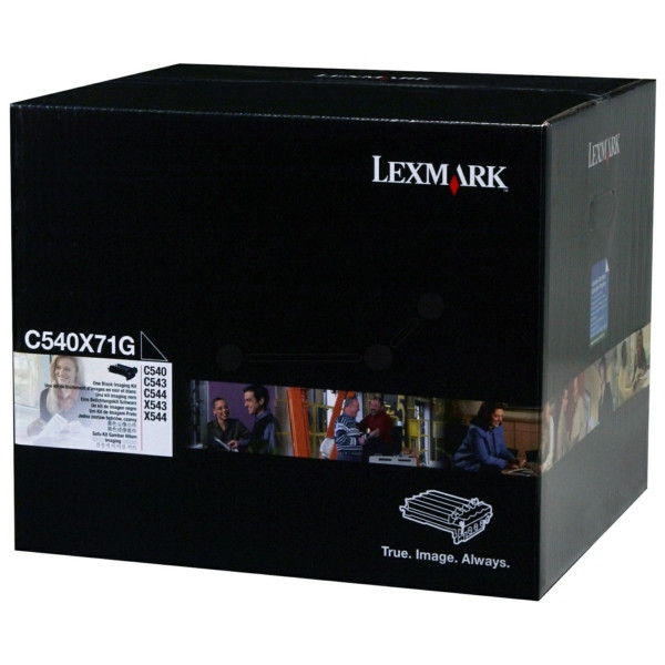 Original Kit de tambor Lexmark 00C540X71G negro