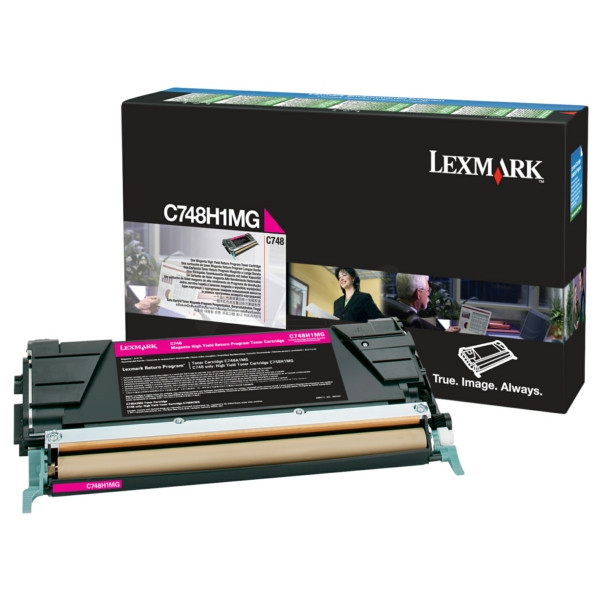 Original Tóner magenta Lexmark 00C748H1MG magenta