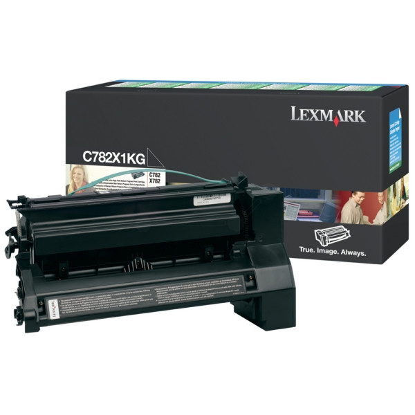 Original Tóner negro Lexmark 00C782X1KG negro