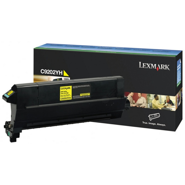 Original Tóner amarillo Lexmark 00C9202YH amarillo