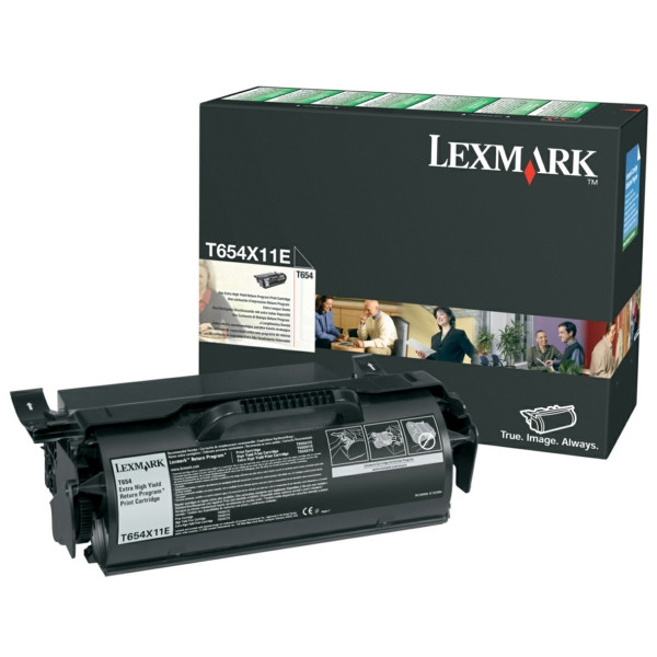 Original Tóner negro Lexmark 00T654X11E negro