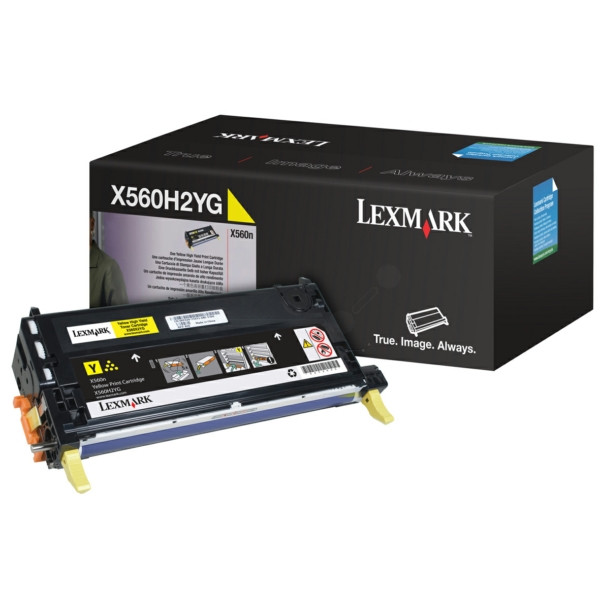 Original Tóner amarillo Lexmark 00X560H2YG amarillo