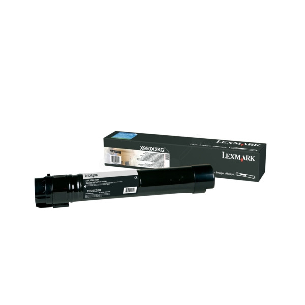 Original Tóner negro Lexmark 00X950X2KG negro