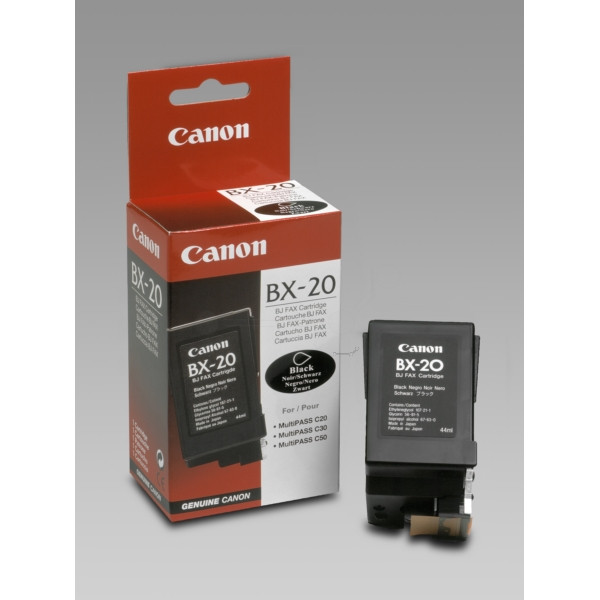 Original Cartucho con cabezal de impresión negro Canon 0896A002/BX-20 negro