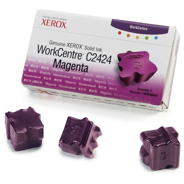 Original Tinta sólida en Color-Stix Xerox 108R00661 magenta