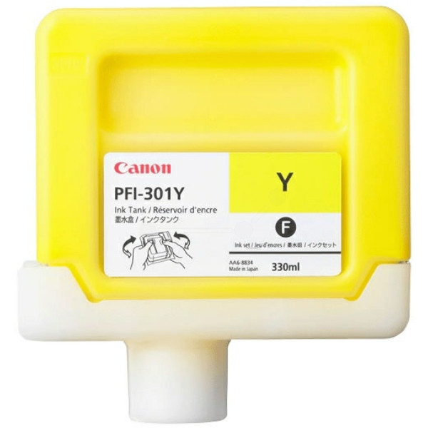 Original Cartucho de tinta amarillo Canon 1489B001/PFI-301 Y amarillo