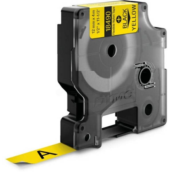 Original Cinta entintada Dymo 18490/S0718080 negro amarillo