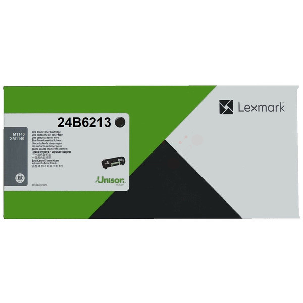 Original Tóner negro Lexmark 24B6213 negro